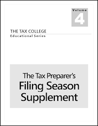Our Publication - The Tax Preparer's Filing Season Supplement.